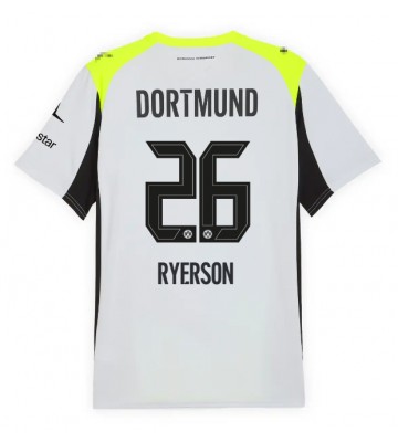 Borussia Dortmund Julian Ryerson #26 Replika Bortatröja 2025-26 Kortärmad Borussia Dortmund Julian Ryerson #26 Replika Bortatröja 2025-26 Kortärmad